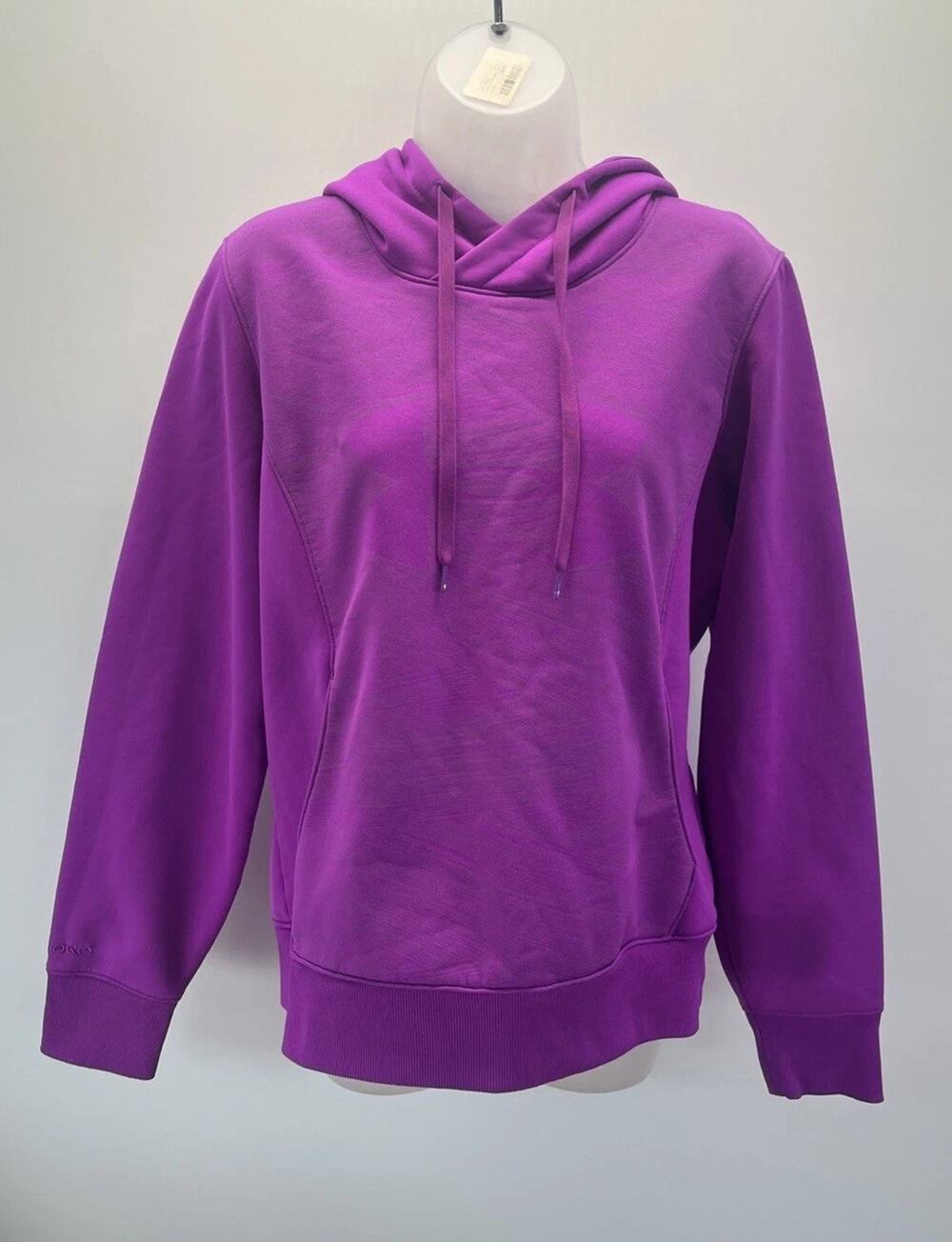 Under Armour Storm Cold Gear Womens Large Semi-Fitted Purple Pullover Hoodie
